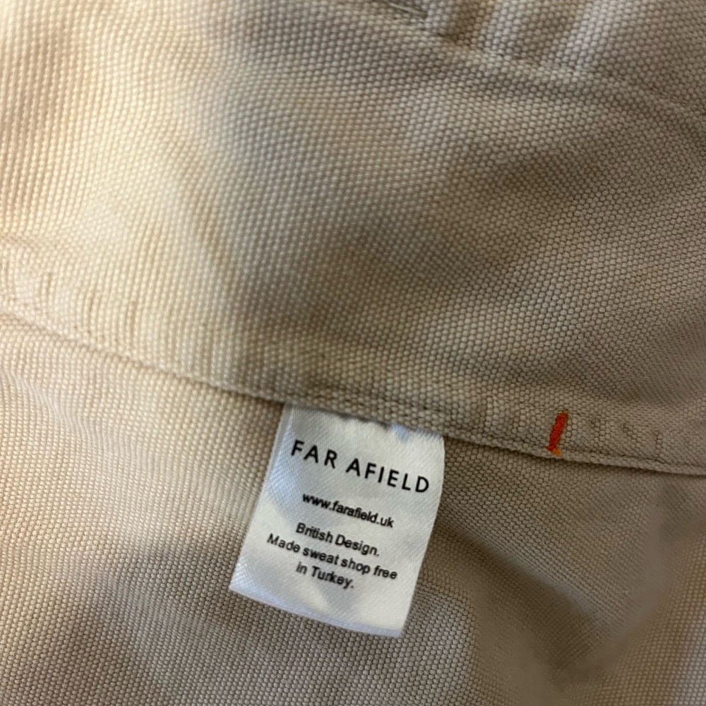 Beige Sun-Patterned Military Jacket - Picture 3 of 4